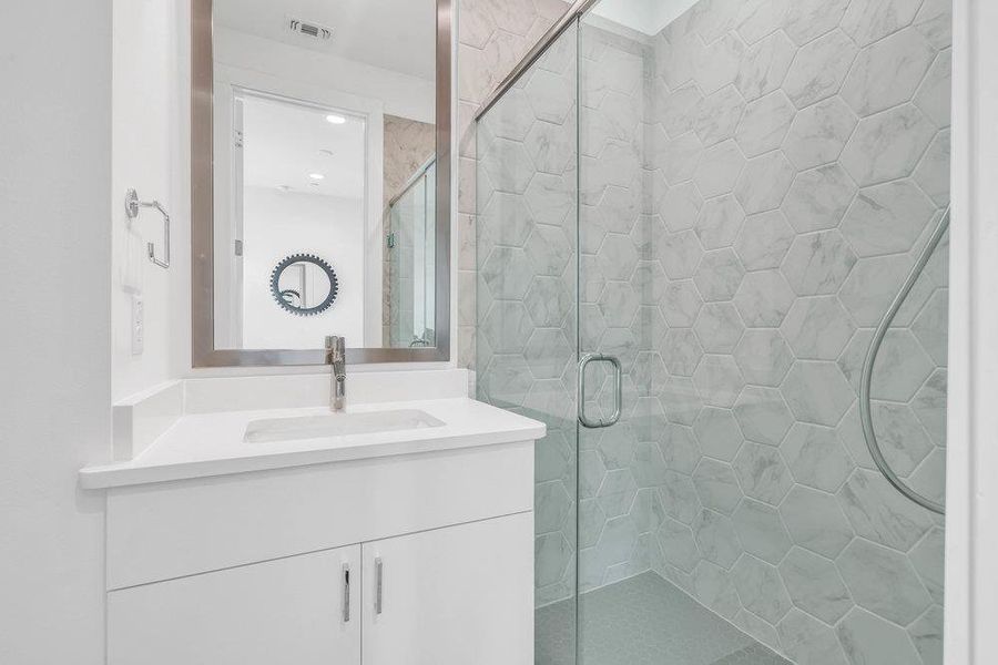 Furnished interior view inside a new home in Bluebonnet Lofts, Austin (Image 14).