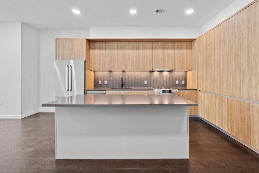 Furnished interior view inside a new home in One Oak, Austin (Image 6).