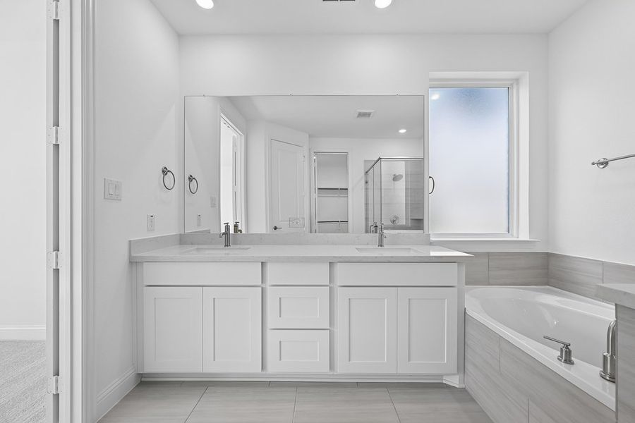 Furnished interior view inside a new home in The Ridge at Northlake, Northlake (Image 11).