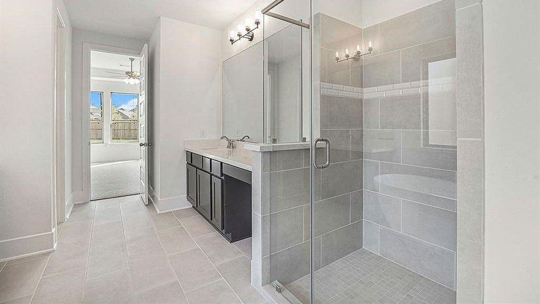 Furnished interior view inside a new home in The Trails, New Caney (Image 13).