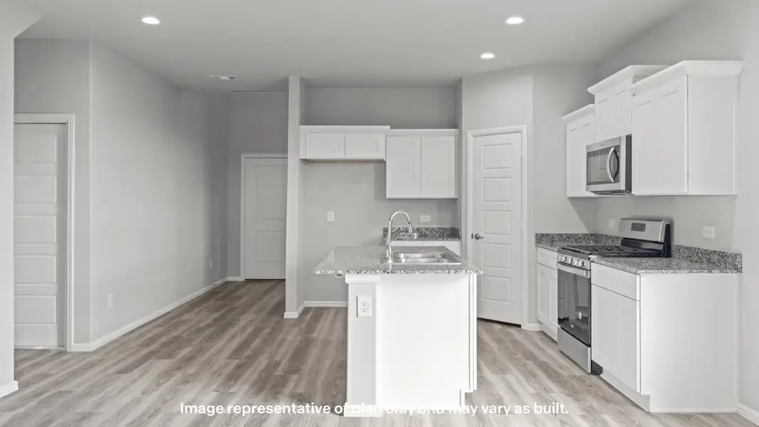 Furnished interior view inside a new home in Legacy South, Midland (Image 6). Furnished interior view inside a new home in Legacy South, Midland (Image 6).