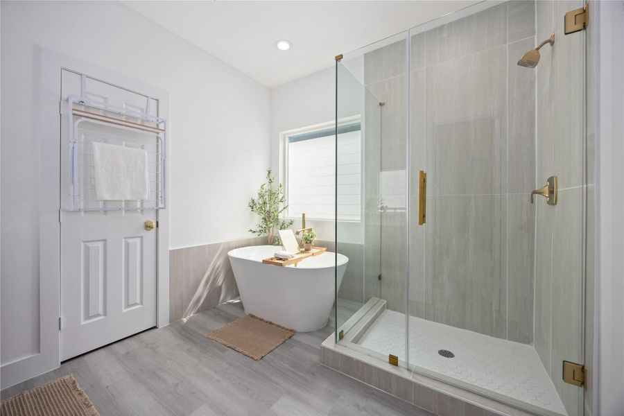 Furnished interior view inside a new home in , Houston (Image 12).