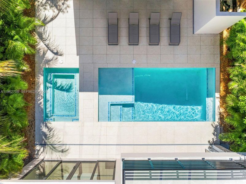 Exterior details and patio area of a home in , Miami (Image 38). Exterior details and patio area of a home in , Miami (Image 38).