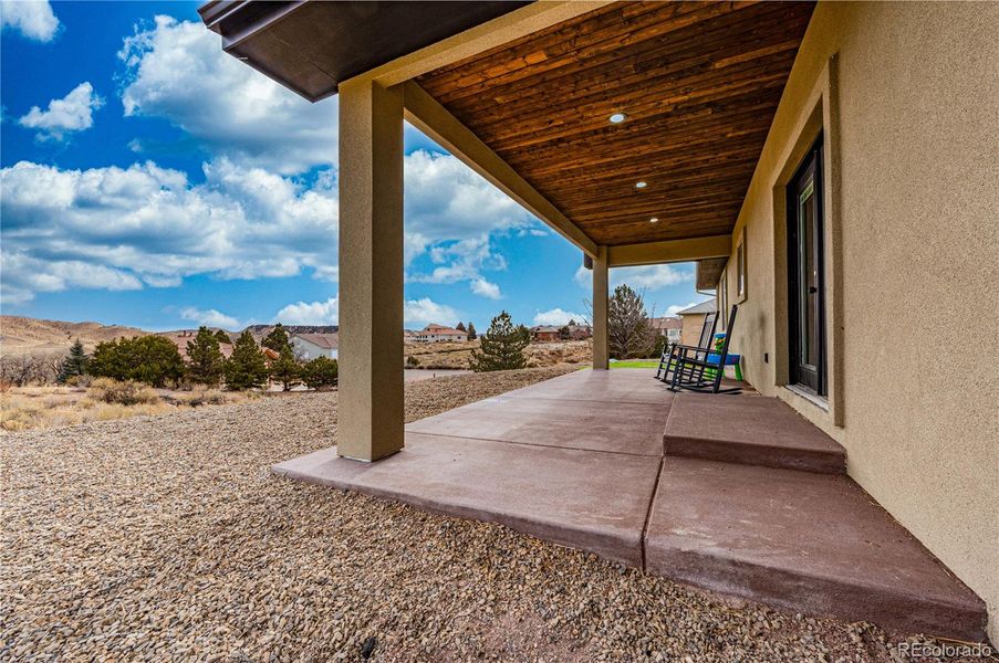 Exterior details and patio area of a home in , Cañon City (Image 4). Exterior details and patio area of a home in , Cañon City (Image 4).