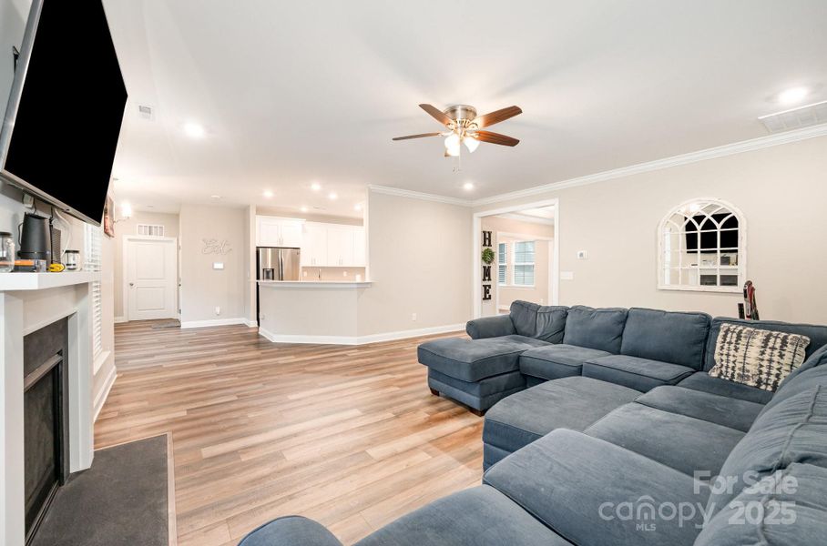 Furnished interior view inside a new home in , Statesville (Image 6).