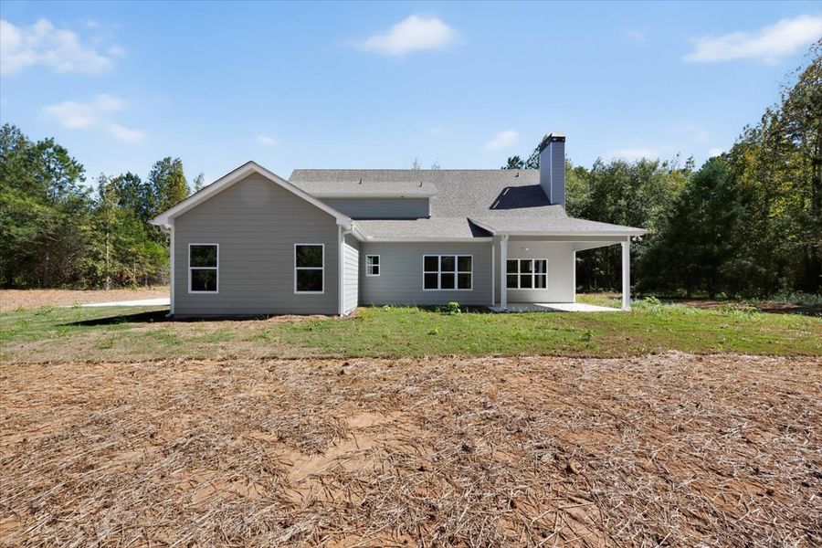Exterior details and patio area of a home in Collier Grove, Thomaston (Image 23).