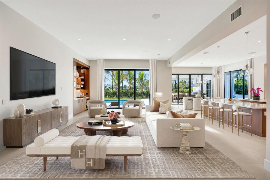 Staged Great Room Staged Great Room