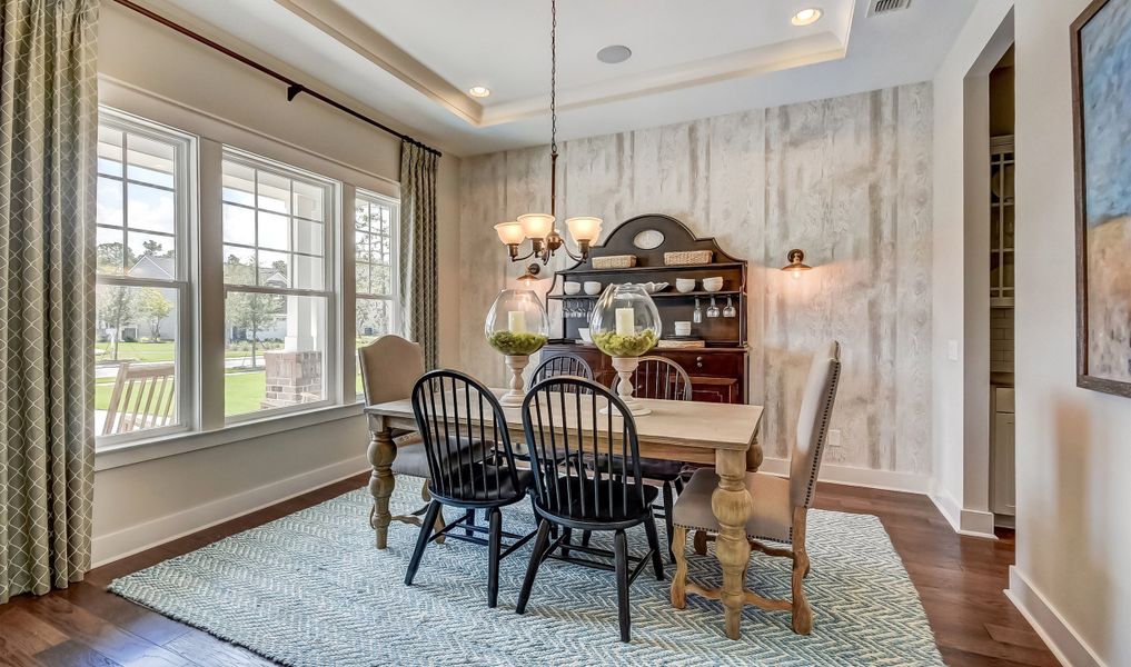 Inviting dining room