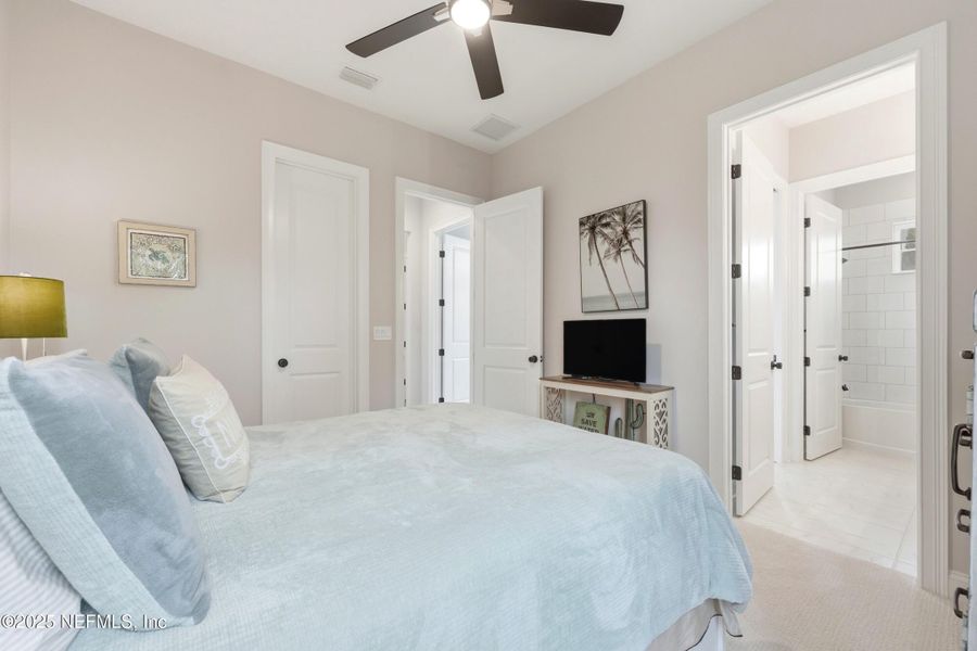 Furnished interior view inside a new home in , St. Augustine (Image 31).