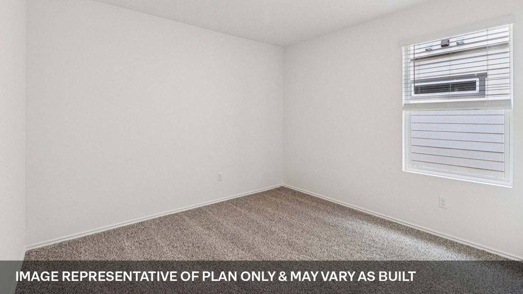 Representative unfurnished interior of a home built from the The Easton by D.R. Horton in Valverde, Bastrop (Image 22).