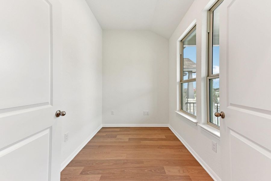 Not the actual home. Representative photo of a completed home of the same plan. Features will vary. Please confirm details with the New Home Consultant