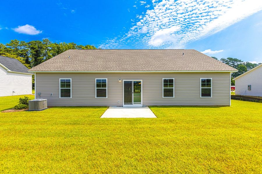 Representative exterior photo of a completed home built from the Dillon II by Great Southern Homes in Shady Grove, Conway, SC (Image 27).