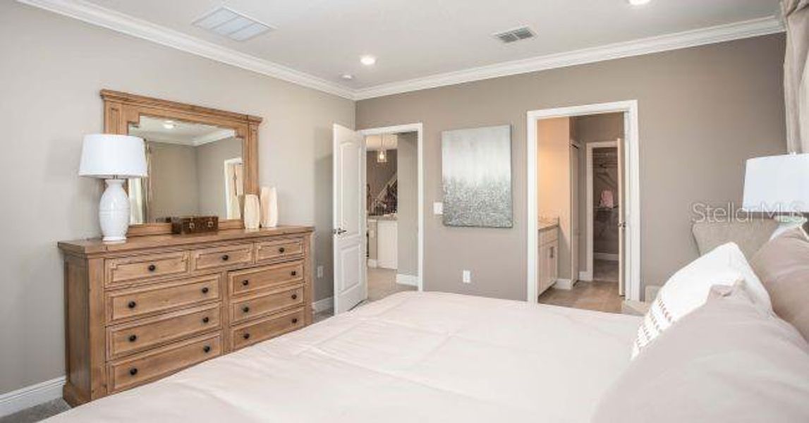Furnished interior view inside a new home in Avalon Woods, Newberry (Image 14).