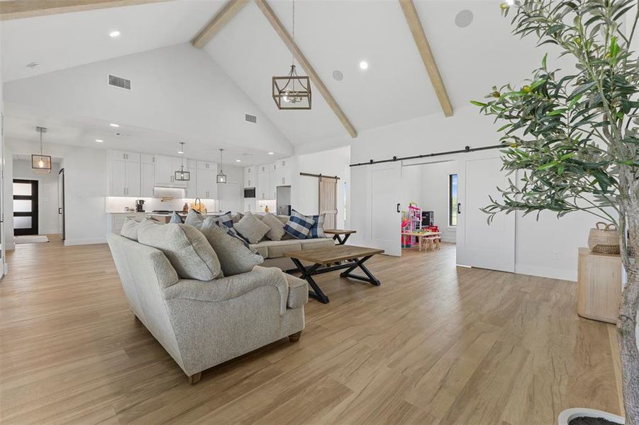 Furnished interior view inside a new home in , Ennis (Image 5).