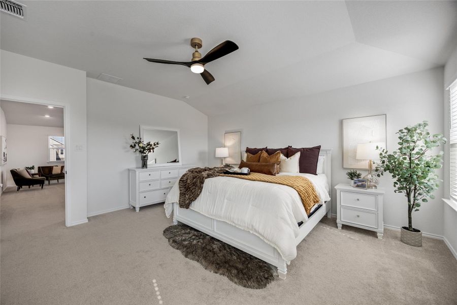 Furnished interior view inside a new home in Retreat at San Gabriel, Georgetown (Image 5).