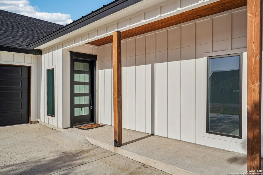 Exterior details and patio area of a home in , Kerrville (Image 3).
