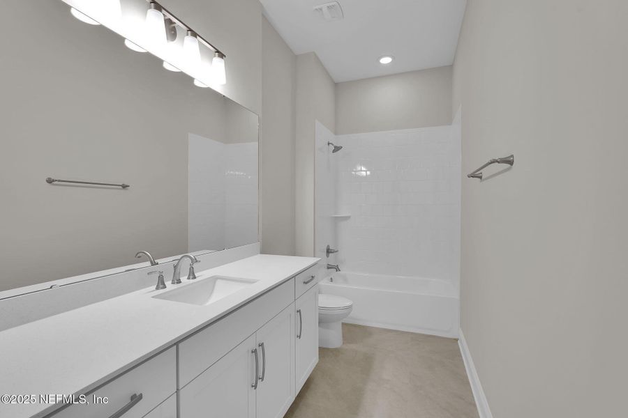 Furnished interior view inside a new home in Forest Park at Wildlight, Yulee (Image 11). Furnished interior view inside a new home in Forest Park at Wildlight, Yulee (Image 11).