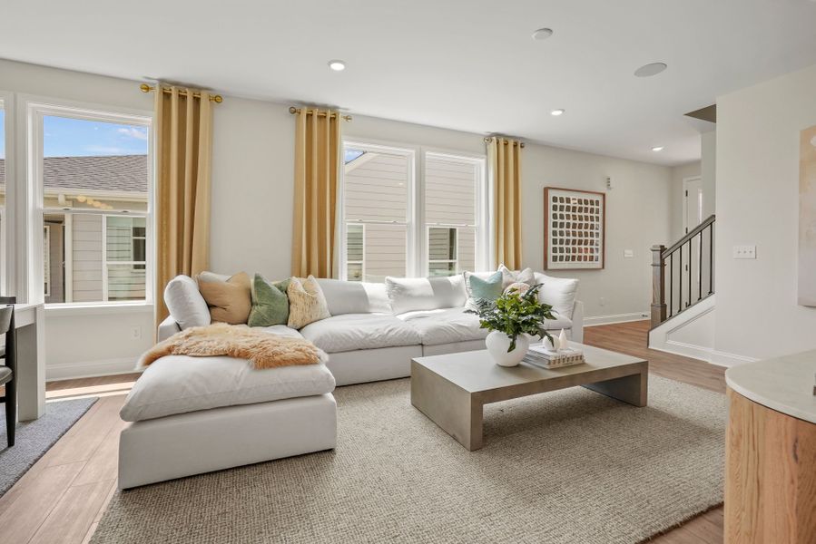 Representative furnished interior of a home built from the Compass by Del Webb in Del Webb Carolina Ridge, Midland (Image 13).