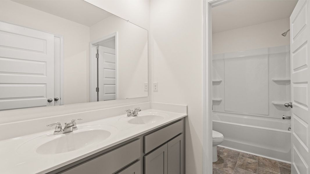 Furnished interior view inside a new home in Bridle Creek, Locust Grove (Image 14).