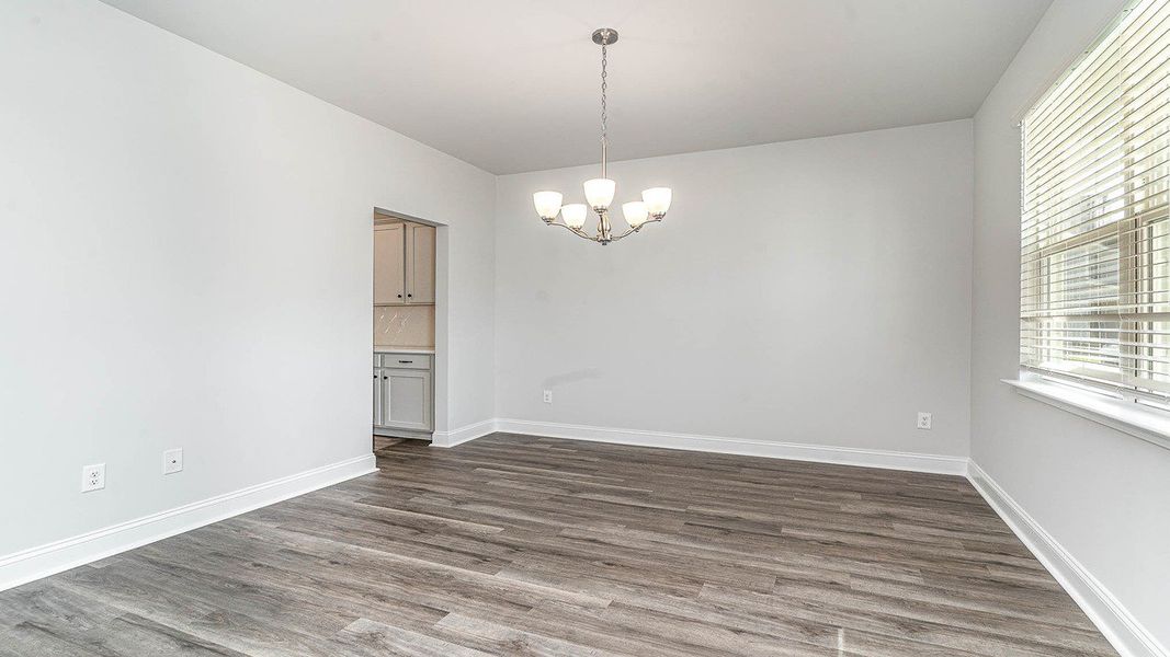 Representative unfurnished interior of a home built from the HARBOR OAK by D.R. Horton in Haven View, Murrells Inlet (Image 14).