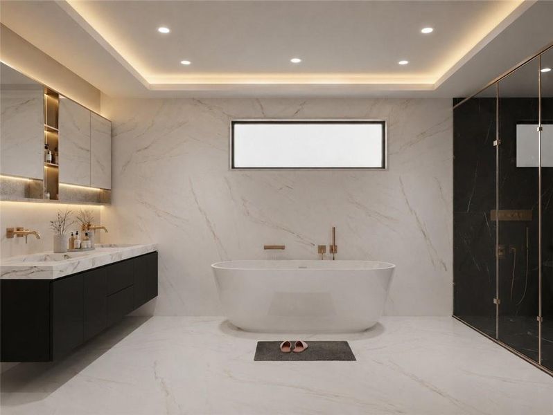 Furnished interior view inside a new home in , Brookhaven (Image 6).