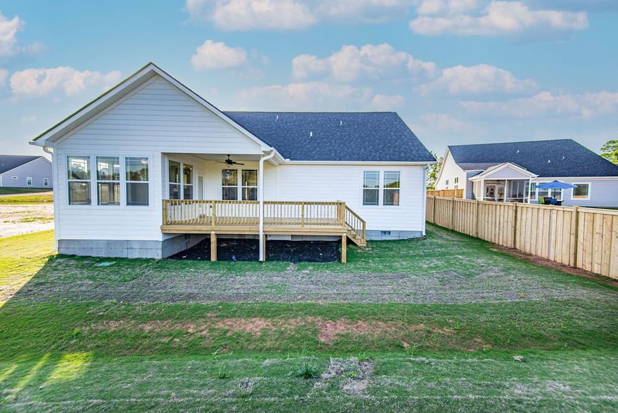 Representative exterior photo of a completed home built from the Mediterranean by Enchanted Homes in Messer Farms, Inman, SC (Image 24).