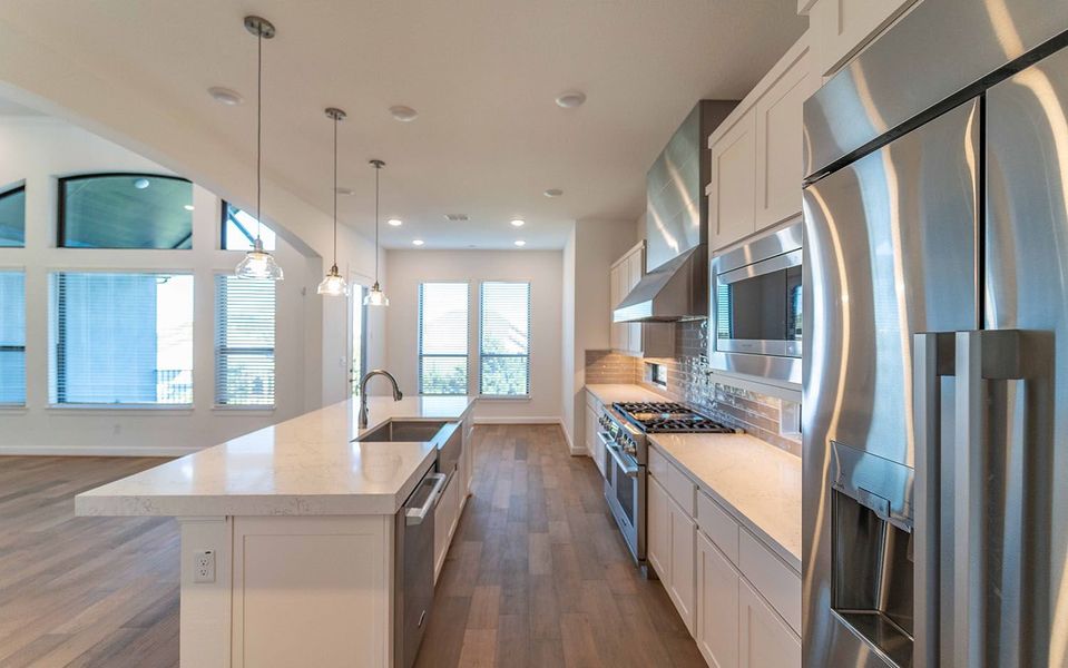 Furnished interior view inside a new home in Preserve at Lakeway, Lakeway (Image 8).