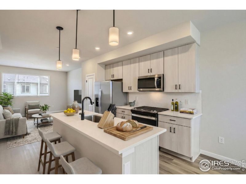 Kitrchen Living room view