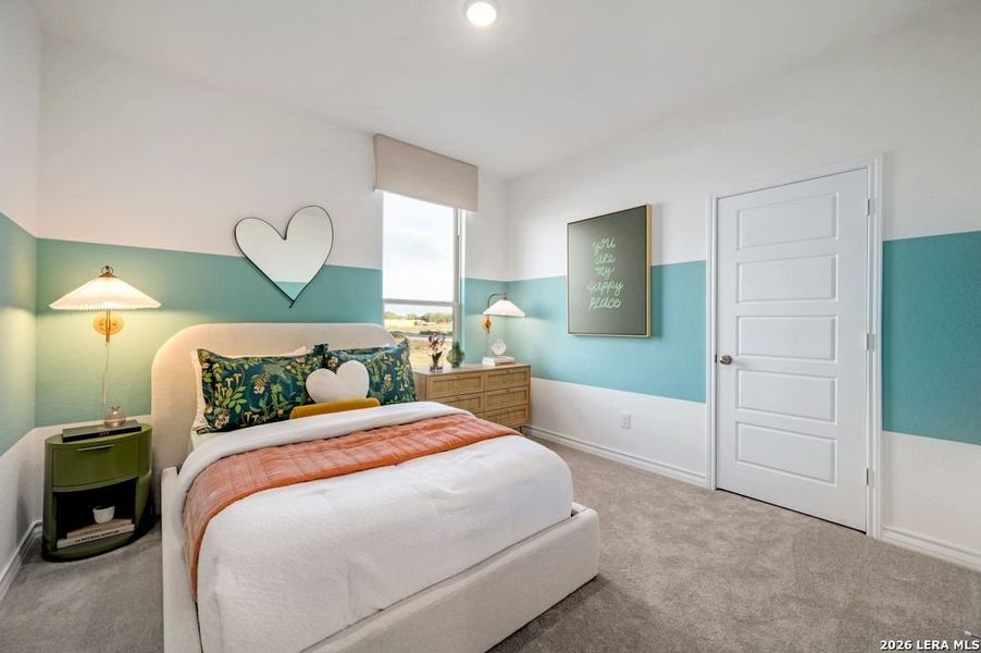 Furnished interior view inside a new home in Nopal Valley, San Antonio (Image 11).