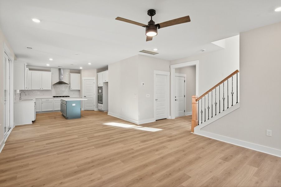 Representative unfurnished interior of a home built from the Church Hill by Hunter Quinn Homes in Huckleberry Estates, Conway (Image 21).