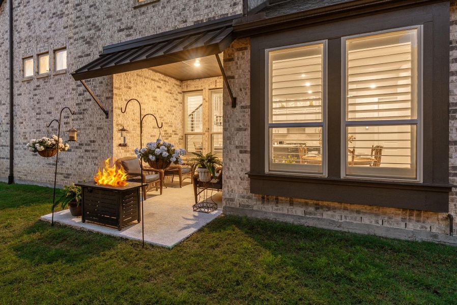 Plenty of room inside and out for families and friends -