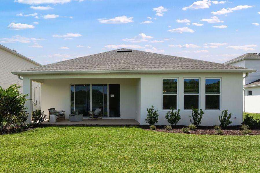 Representative exterior details of a home built from the Saint Thomas by Taylor Morrison in Ardisia Park, New Smyrna Beach (Image 30).