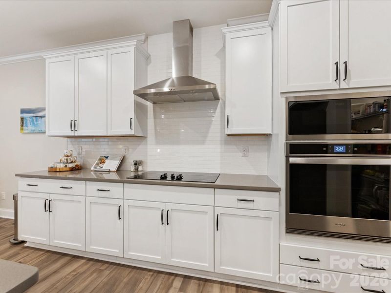 Beautiful finishes in this sleek kitchen!
