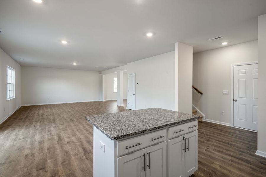 Representative unfurnished interior of a home built from the COLUMBIA by D.R. Horton in Gretchen Pines, West End (Image 14).