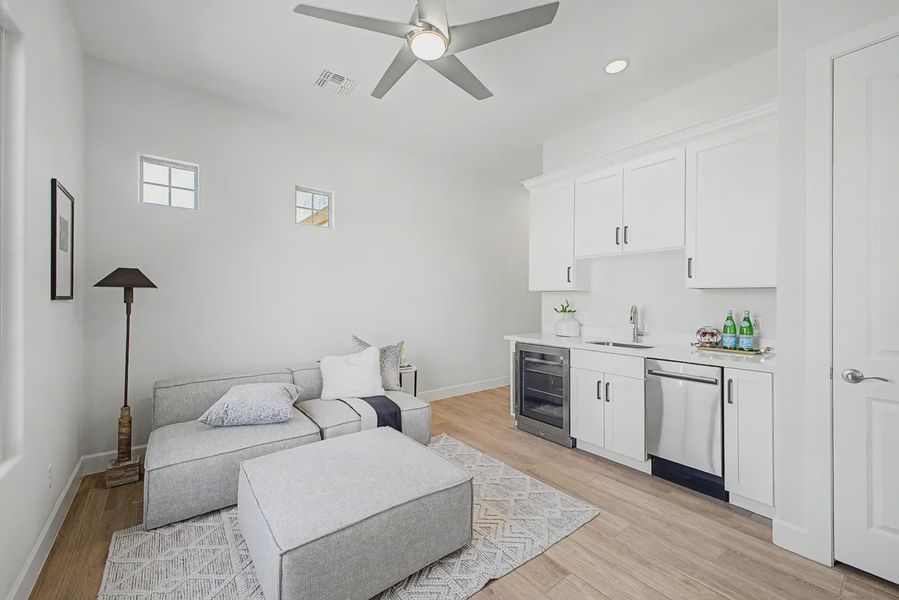 Furnished interior view inside a new home in Bellero Estates, Queen Creek (Image 39).