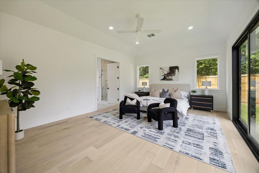 Furnished interior view inside a new home in , Houston (Image 20).