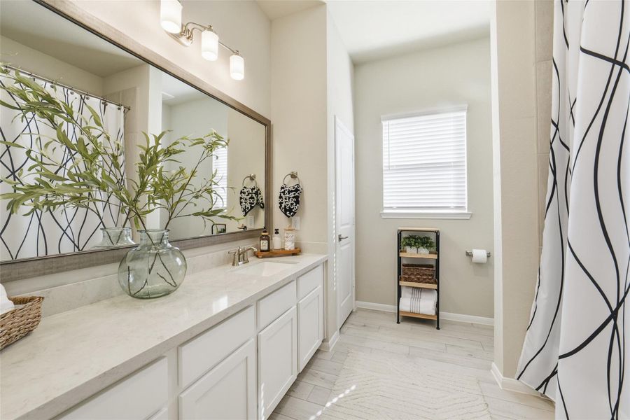 Furnished interior view inside a new home in Tejas Landing, Needville (Image 16).