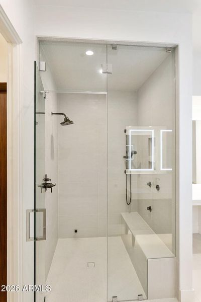 Primary Bathroom Shower With Steam & Bod