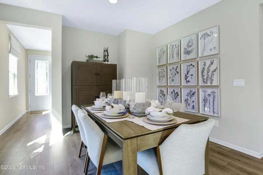 Furnished interior view inside a new home in , Jacksonville (Image 6).