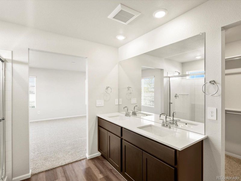 Furnished interior view inside a new home in Poudre Heights: The Lakes Collection, Windsor (Image 8).