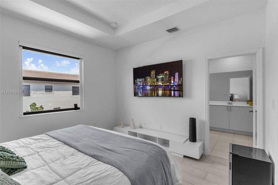 Furnished interior view inside a new home in , Miami (Image 24). Furnished interior view inside a new home in , Miami (Image 24).