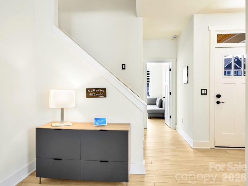 Foyer at main level entry.