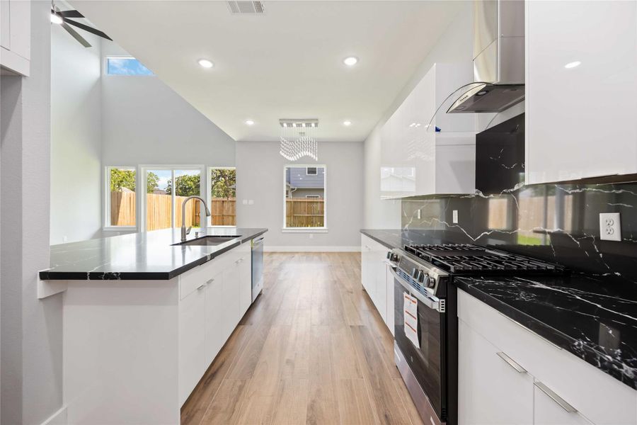 Furnished interior view inside a new home in , Houston (Image 5). Furnished interior view inside a new home in , Houston (Image 5).