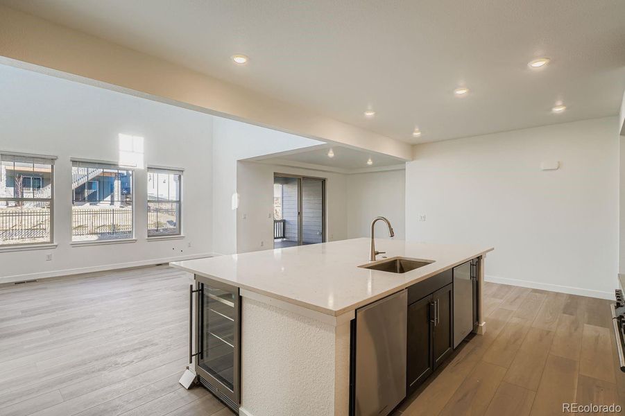 Furnished interior view inside a new home in Red Rocks Ranch, Morrison (Image 7).