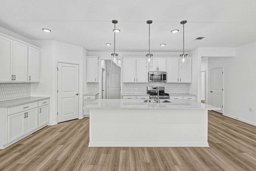 Furnished interior view inside a new home in Lisso, Pflugerville (Image 7).