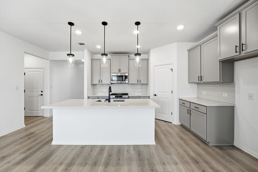 Furnished interior view inside a new home in Lisso, Pflugerville (Image 4).