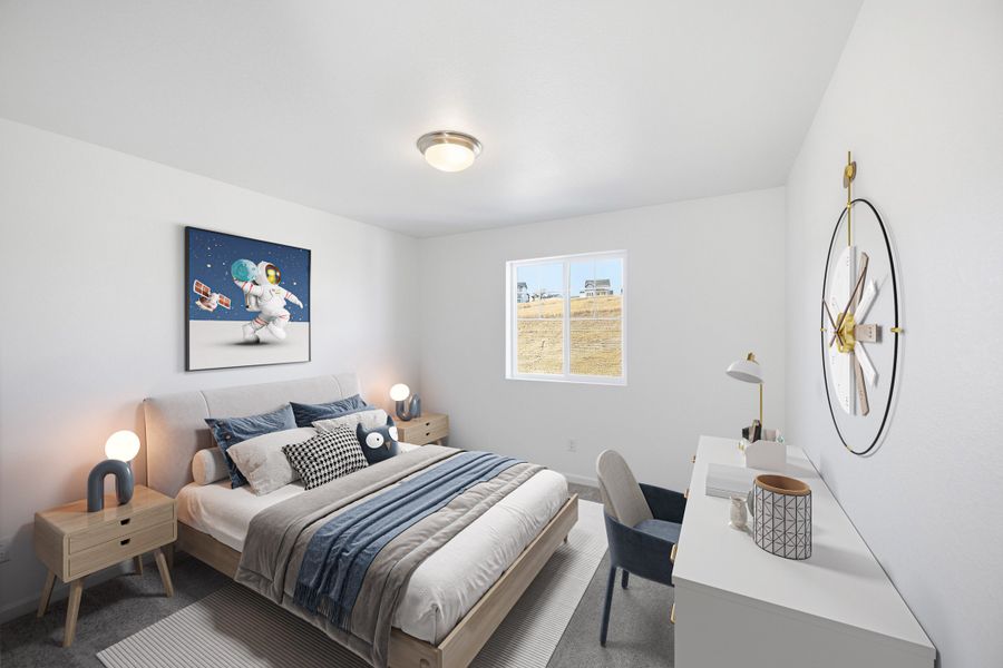 Furnished interior view inside a new home in The Town Collection at Independence, Elizabeth (Image 8).