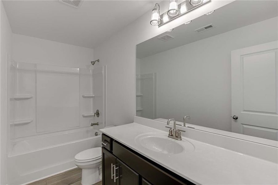Furnished interior view inside a new home in Langston Reserve, Cartersville (Image 10).