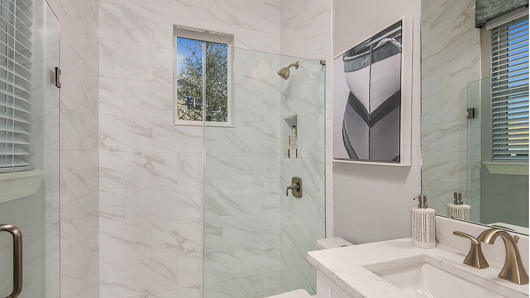 Representative furnished interior of a home built from the Humboldt by Taylor Morrison in Victoria Lakes, Odessa (Image 10).