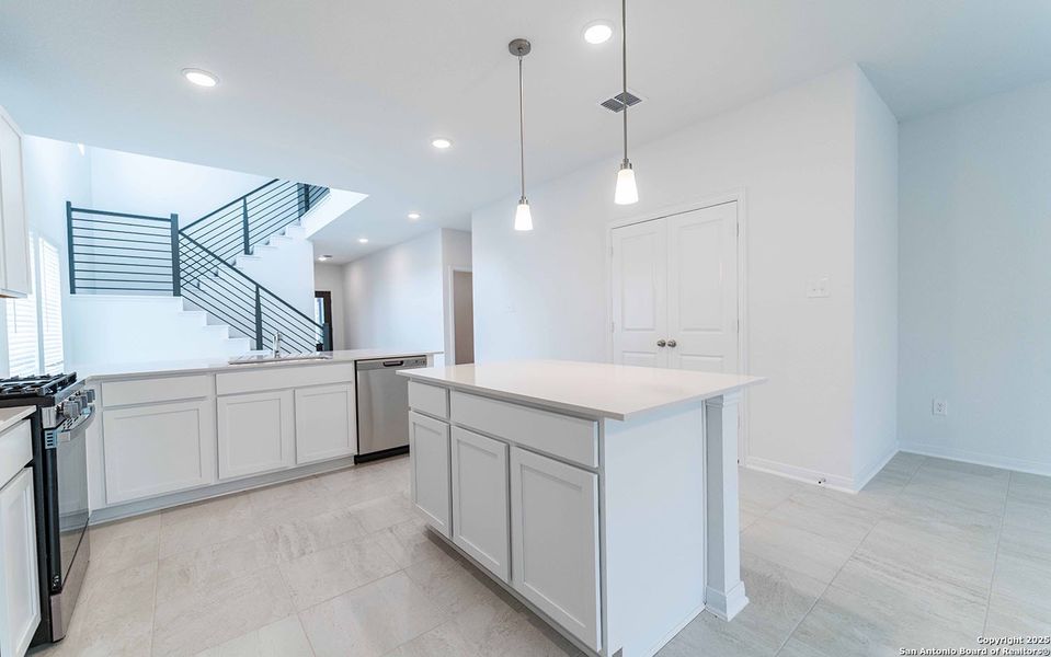 Furnished interior view inside a new home in Red Hawk Landing, San Antonio (Image 4).